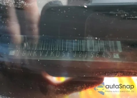 2015 Chevrolet Traverse Ltz z USA, uszkodzony, nr VIN 1GNKVJKD5FJ215643